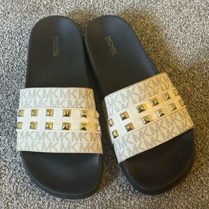 Michael Kors Studded Slides